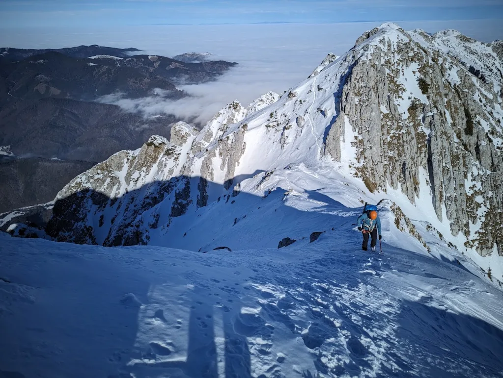 creasta nordica iarna alpinism back to nature badea