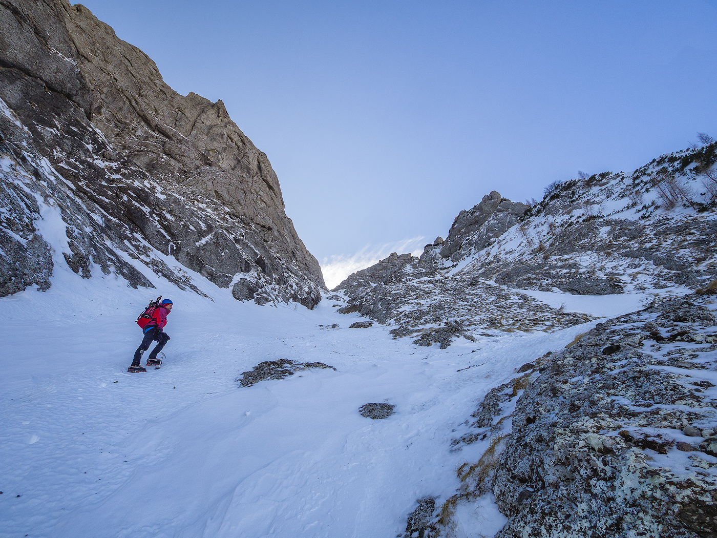 valea coltilor iarna